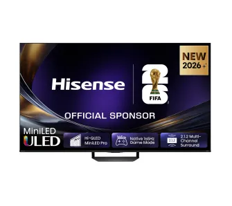 Telewizor Hisense 55U7S PRO 55" ULED MiniLED 4K 165Hz Smart TV Funkcje AI Dolby Vision Dolby Atmos HDMI 2.1 DVB-T2