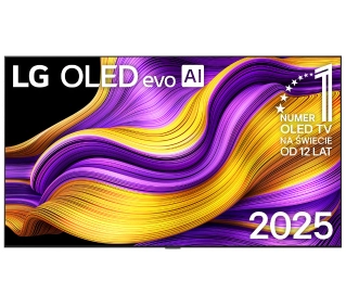 LG OLED83G55LW 83" OLED evo AI 4K 165Hz webOS Dolby Vision Dolby Atmos HDMI 2.1 DVB-T2 Bez podstawy