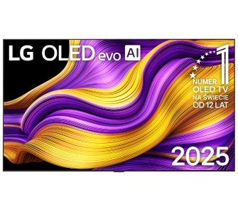 Telewizor LG OLED83G55LW 83" OLED evo AI 4K 165Hz webOS Dolby Vision Dolby Atmos HDMI 2.1 DVB-T2  Bez podstawy