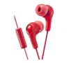 Słuchawki przewodowe JVC HA-FX7M-R-E Dokanałowe Mikrofon Czerwony
