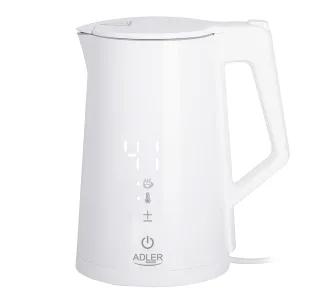 Czajnik Adler AD 1345 1,7l 1850W Regulacja temperatury Biały