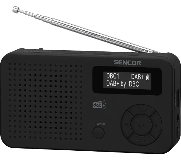 Sencor SRD 7210B Radio FM DAB+ Bluetooth Czarny