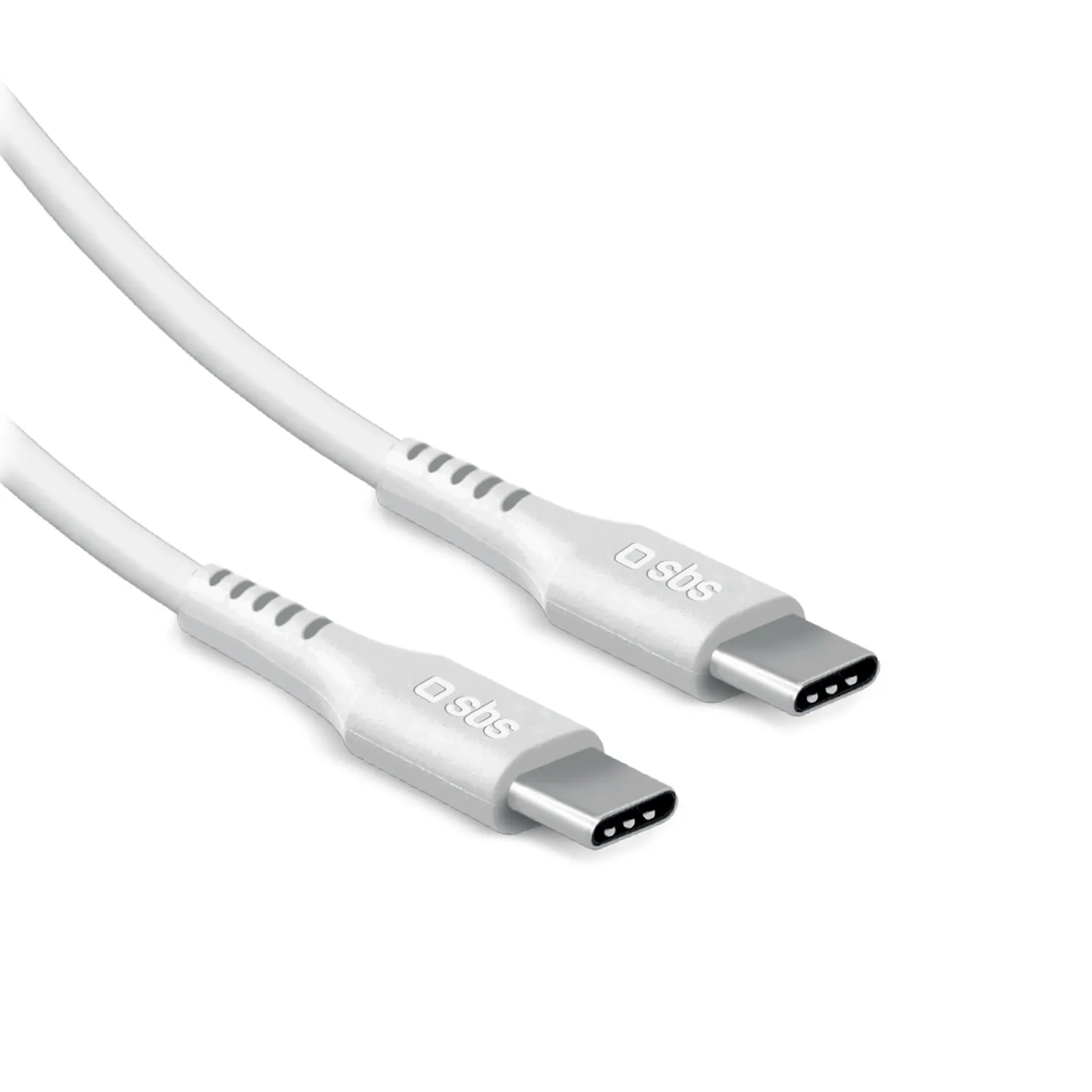 Kabel SBS USB-C do USB-C 60W 2m Biały