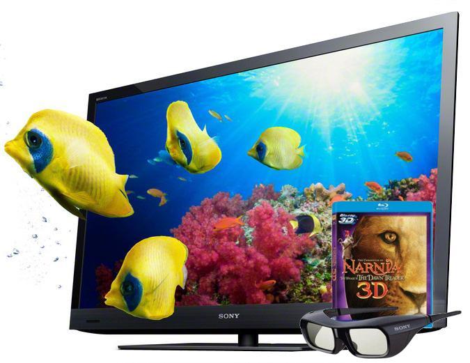 Telewizor Sony KDL-40EX725 + okulary 3D + film Blu-ray 3D