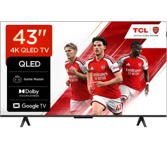 Telewizor TCL 43P7L 43" QLED 4K Google TV Funkcje AI Dolby Vision Dolby Atmos HDMI 2.1 DVB-T2