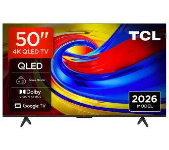 Telewizor TCL 50P7L 50" QLED 4K Google TV Funkcje AI Dolby Vision Dolby Atmos HDMI 2.1 DVB-T2