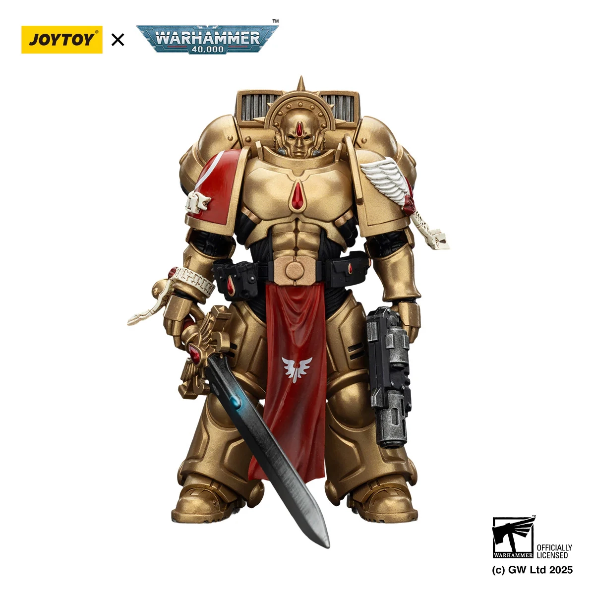 Figurka Joy Toy Warhammer 40k Blood Angels Sanguinary Guard 1 with Inferno Pistol and Encarmine Blade