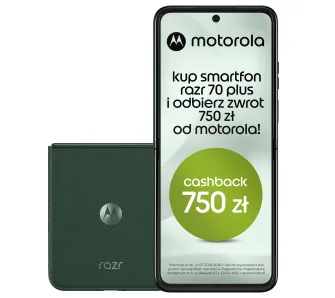 Smartfon Motorola razr 70 Plus 12/512GB 6,9" 165Hz 50Mpix Zielony