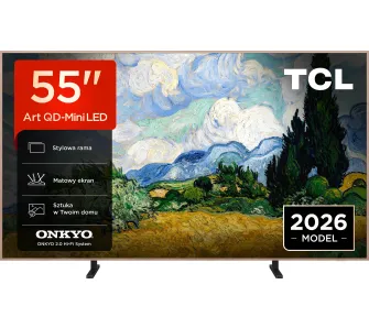 Telewizor TCL NXTVision 55A400 Pro 55" QD-Mini LED 4K 144Hz Google TV Funkcje AI Dolby Vision Dolby Atmos DTS-X HDMI 2.1 DVB-T2
