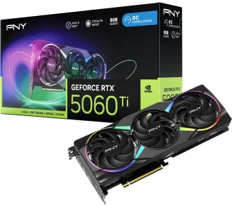 Karta graficzna PNY GeForce RTX 5060 Ti EPIC-X RGB Overclocked Triple Fan 8GB GDDR7 128bit DLSS 4