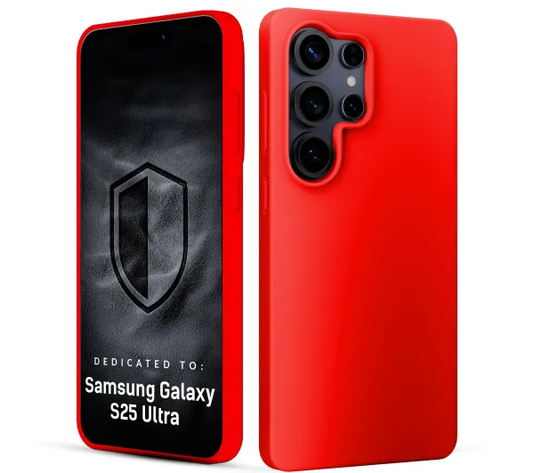 3mk Hardy Mellow Case do Samsung Galaxy S25 Ultra Czerwony