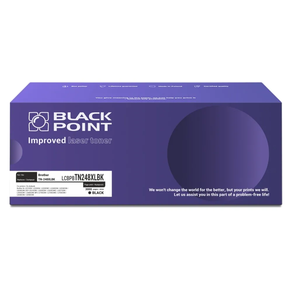 Toner Black Point LCBPBTN248XLBK (zamiennik TN-248XLBK) Czarny