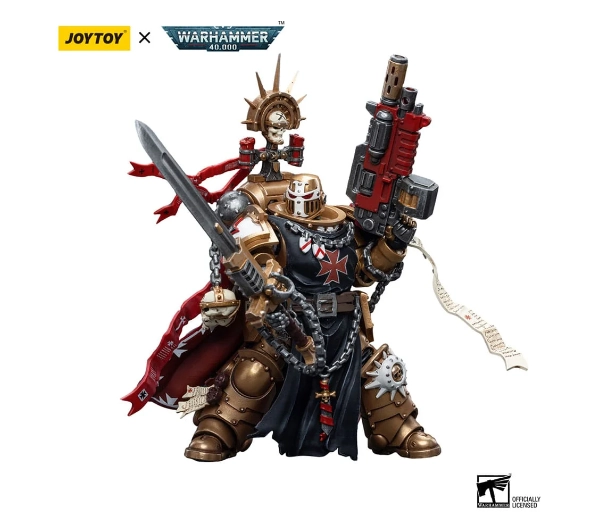 Joy Toy Warhammer 40K Black Templars High Marshal Helbrecht 1/18