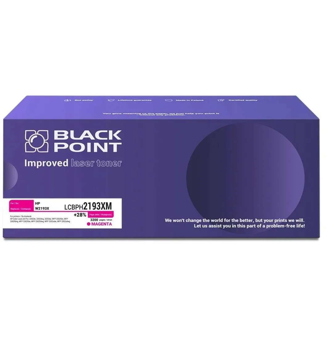 Toner Black Point LCBPH2193XM (zamiennik W2193X) Purpurowy