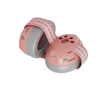 Słuchawki wygłuszające Momini Mimi Pink Regulowane Składane