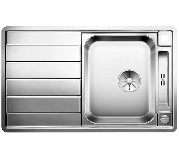 Zlewozmywaki kuchenne - Blanco AXIS III 45 S-IF 522102 Stalowy Srebrny