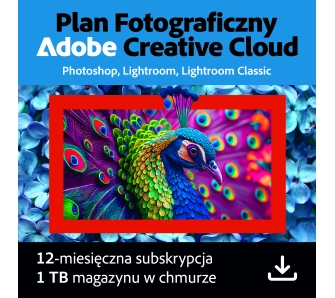 Program Adobe Creative Cloud Photography Plan 1 Rok Kod aktywacyjny