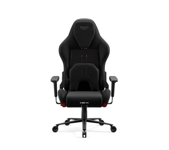 Fotel Diablo Chairs X.One Prime, Normal Size, Burned Black Gamingowy Do 140kg Tkanina Czarny