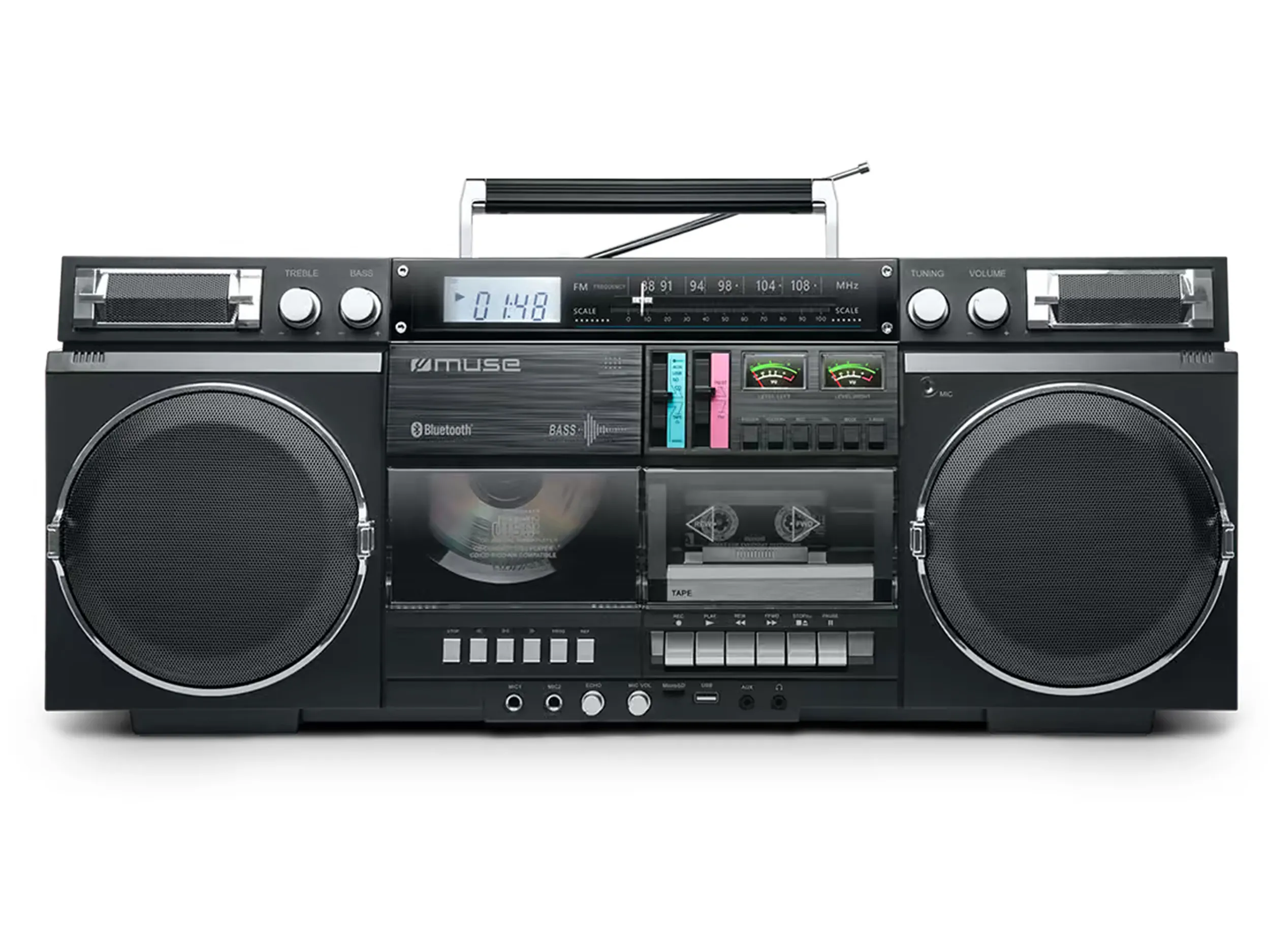 Radiomagnetofon Muse M-380 GB Ghetto Blaster Bluetooth Czarny