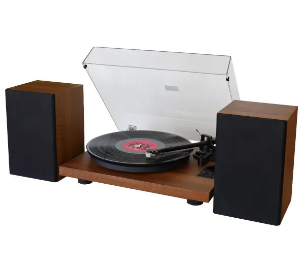 Soundmaster PL711BR Manualny Napęd paskowy Przedwzmacniacz Bluetooth Brązowy + głośniki
