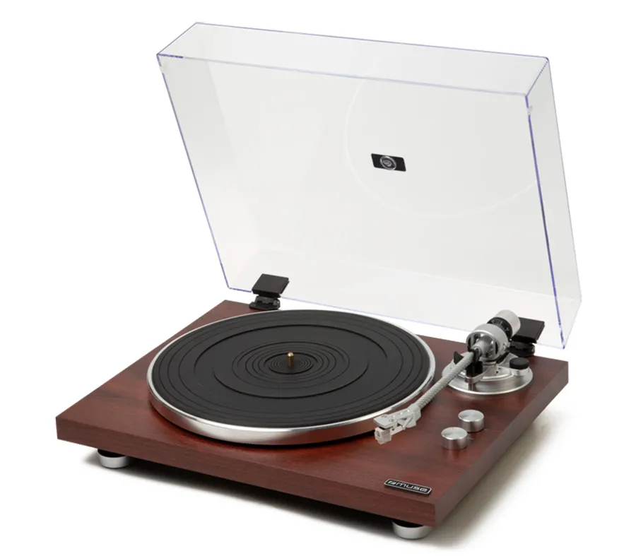 Gramofon Muse MT-109 WTO Manualny Napęd paskowy Przedwzmacniacz Bluetooth Brązowy