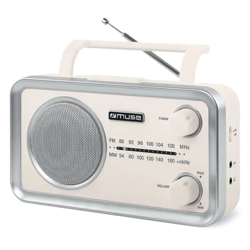 Radioodbiornik Muse MF-060 SC Radio FM Beżowy