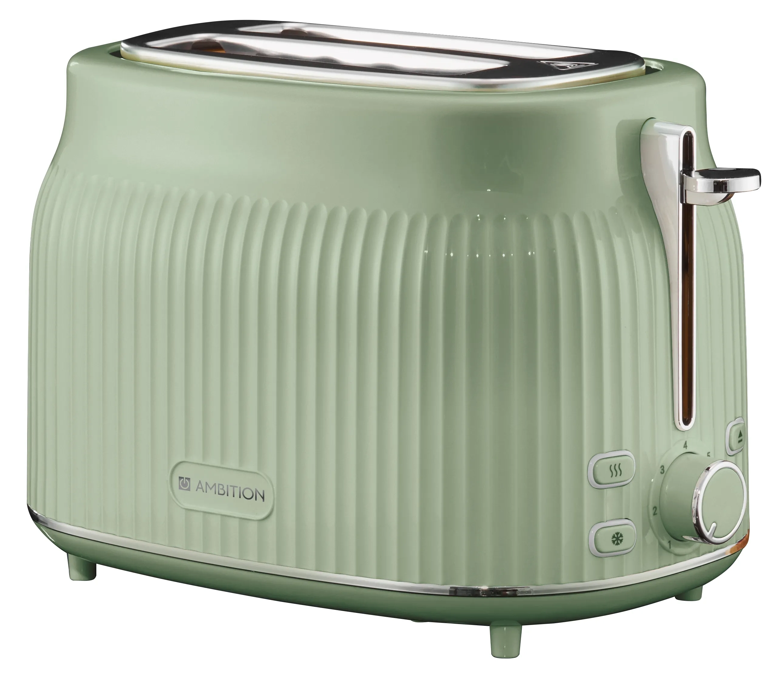 Toster Ambition Vintage Rozmrażanie 930W Zielony