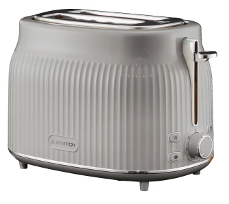 Toster Ambition Vintage Rozmrażanie 930W Szary