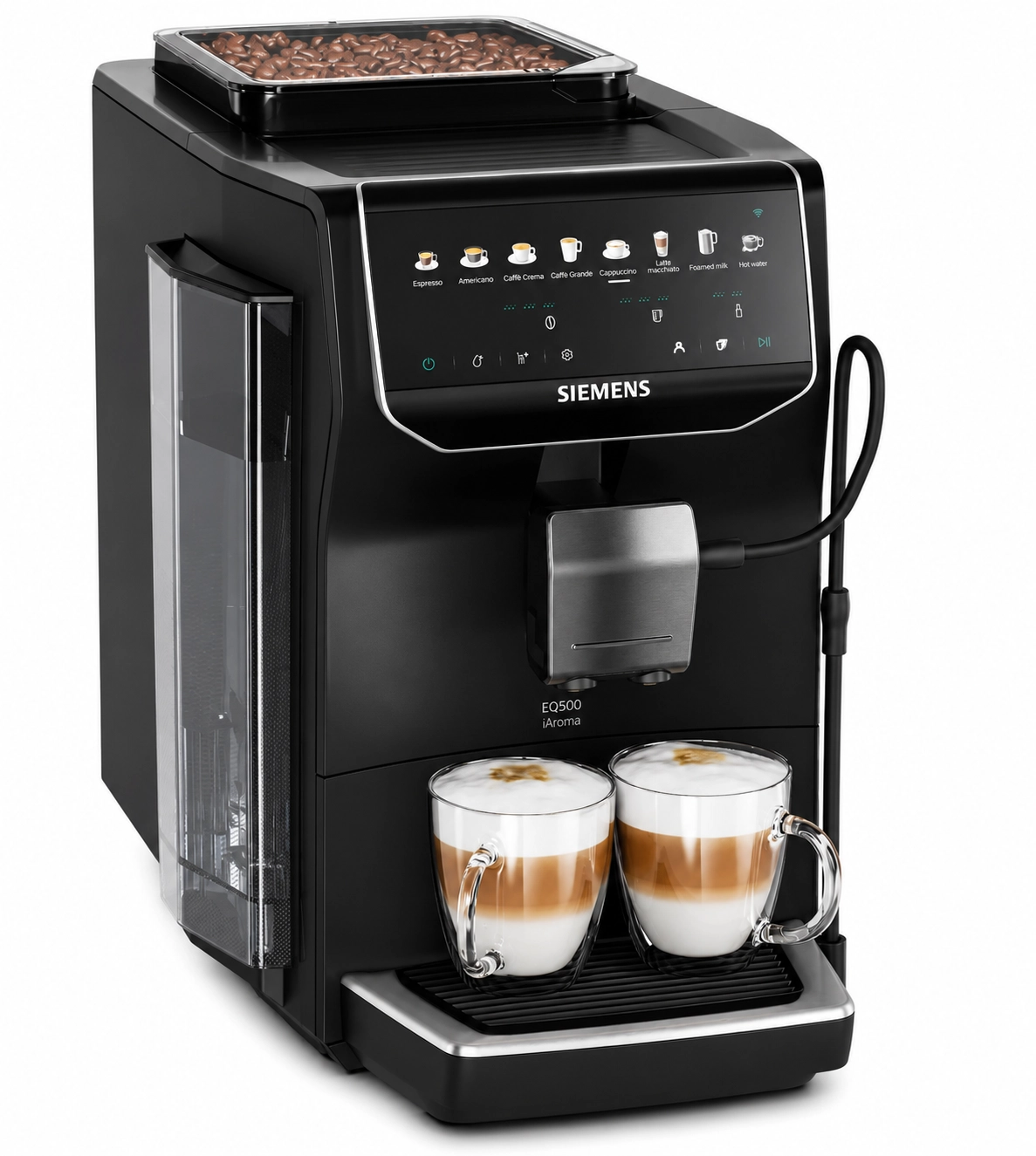 Ekspres Siemens EQ500 iAroma Piano Black TP553E05