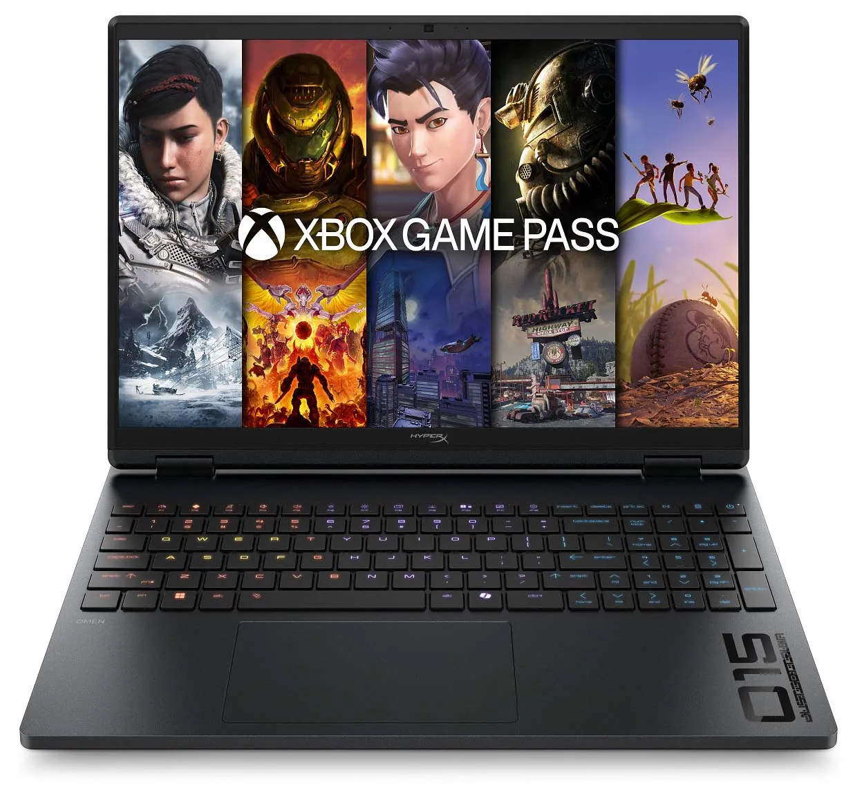 Laptop gamingowy HyperX OMEN 15-gb0074nwx 15,3" 180Hz R7 8745HX 16GB RAM 512GB Dysk SSD RTX5060 DLSS4 Win11 Czarny