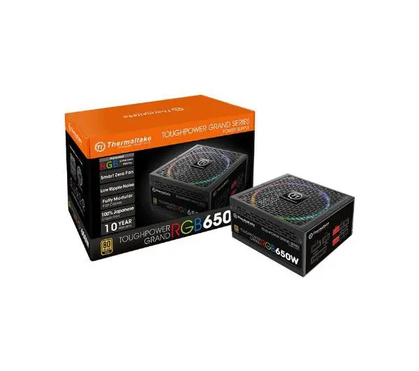 Thermaltake Toughpower Grand RGB 650W 80+ Gold Czarny - Kup na Raty - RRSO 0%