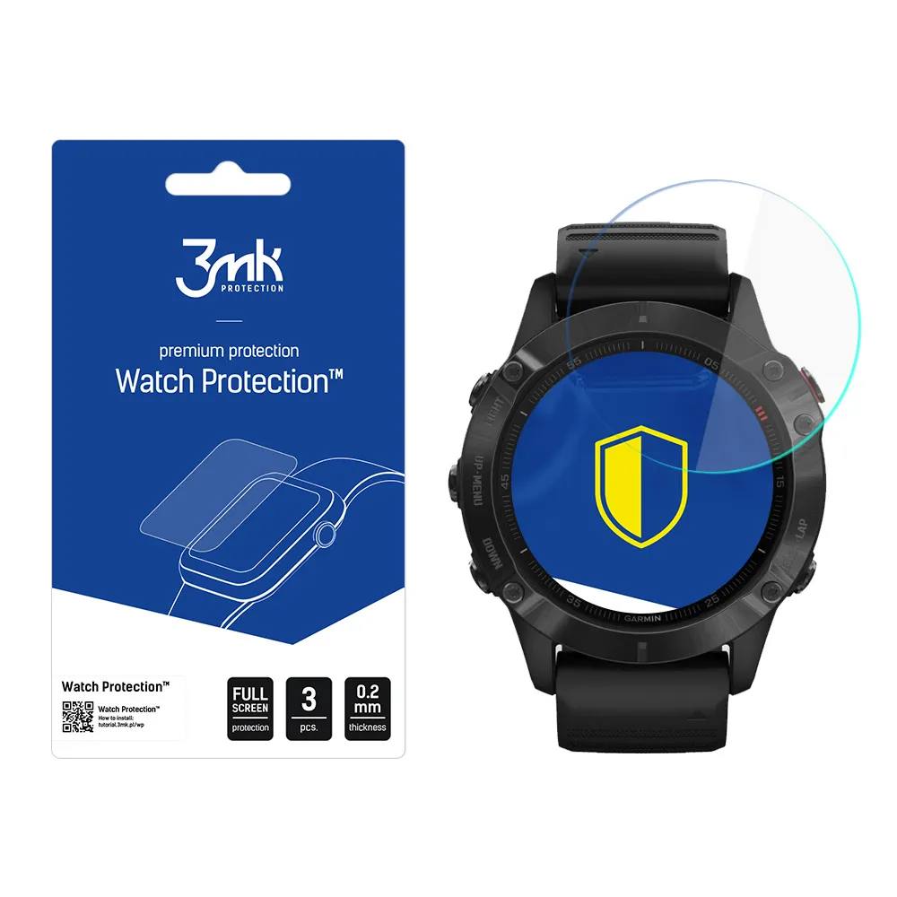 Szkło hybrydowe 3mk Watch Protection FlexibleGlass do Garmin Fenix 6 Pro