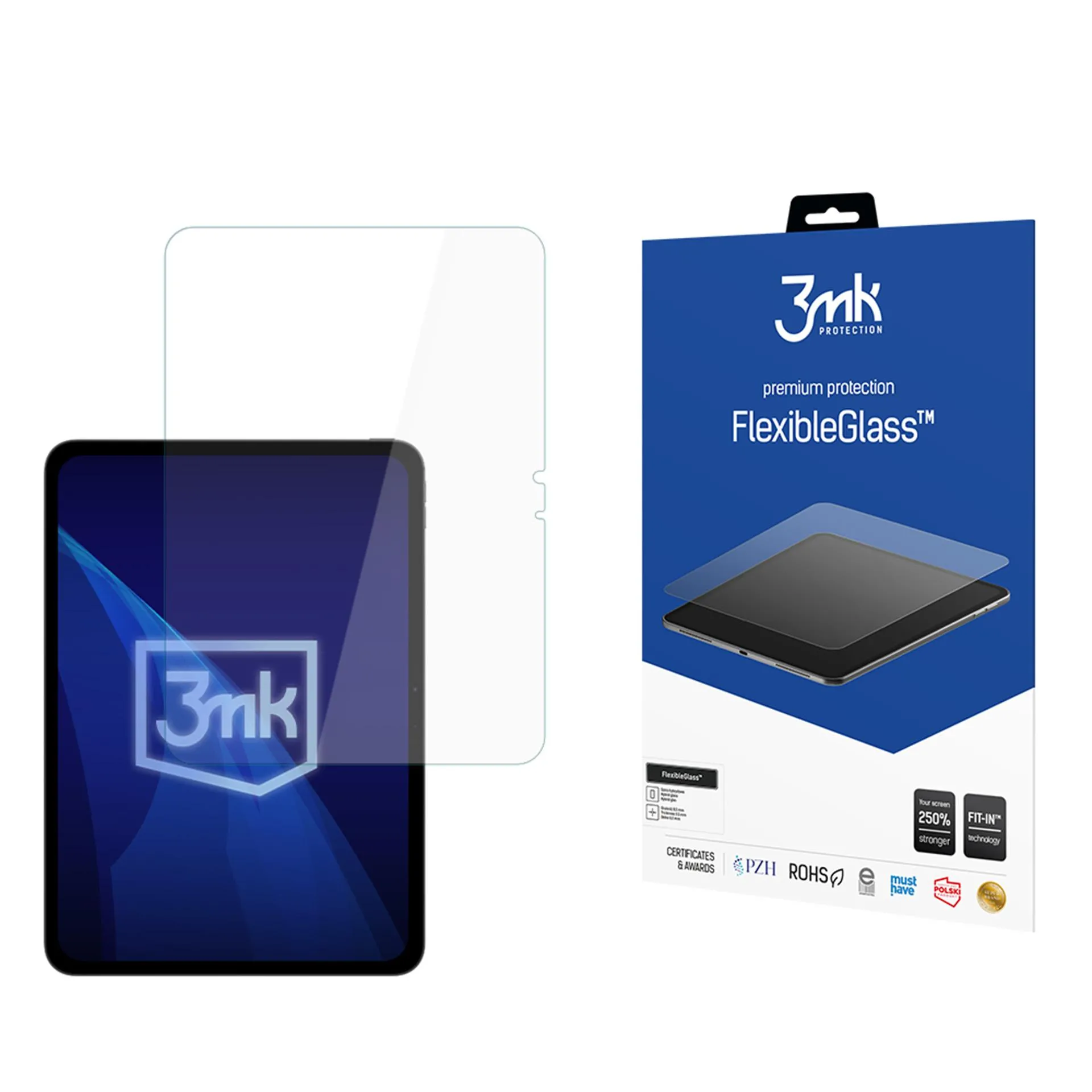 Szkło hybrydowe 3mk up to 13" FlexibleGlass do iPad Pro 11 M5