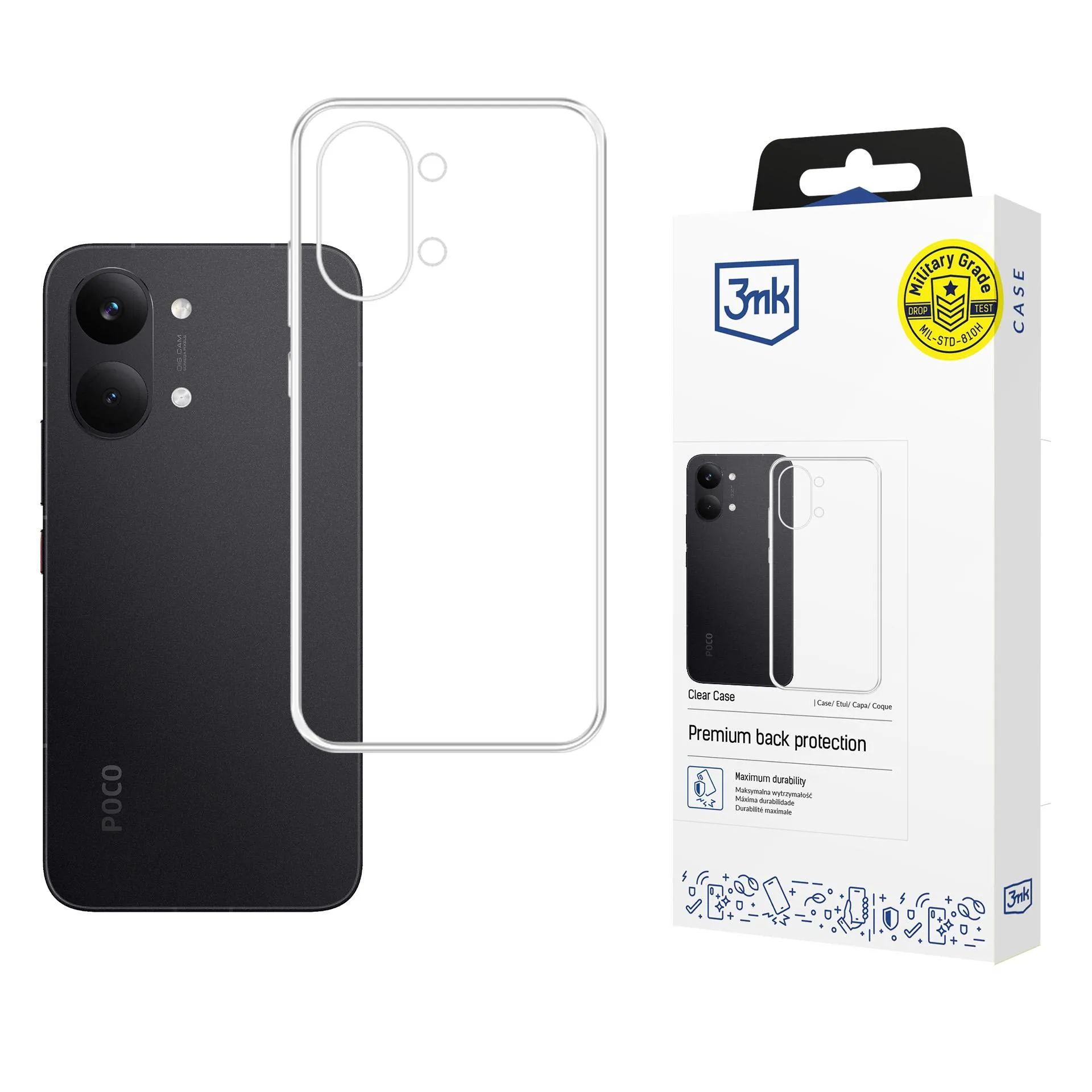 Etui 3mk Clear Case do Poco X8 Pro Max