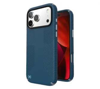 Etui Speck Presidio2 Grip MagSafe do iPhone 17 Pro Max Niebieski