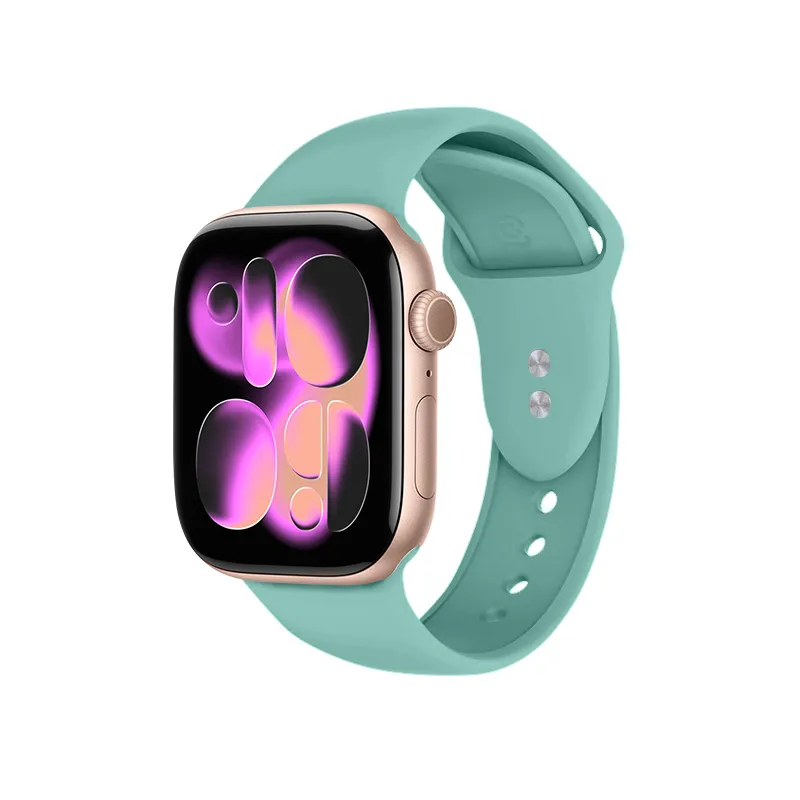 Pasek Crong Liquid do Apple Watch 38/40/41/42mm Turkusowy
