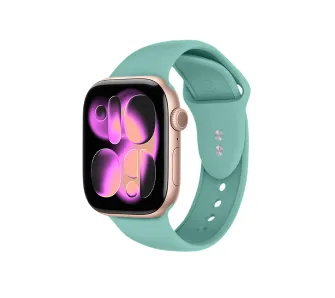 Pasek Crong Liquid do Apple Watch 38/40/41/42mm Turkusowy