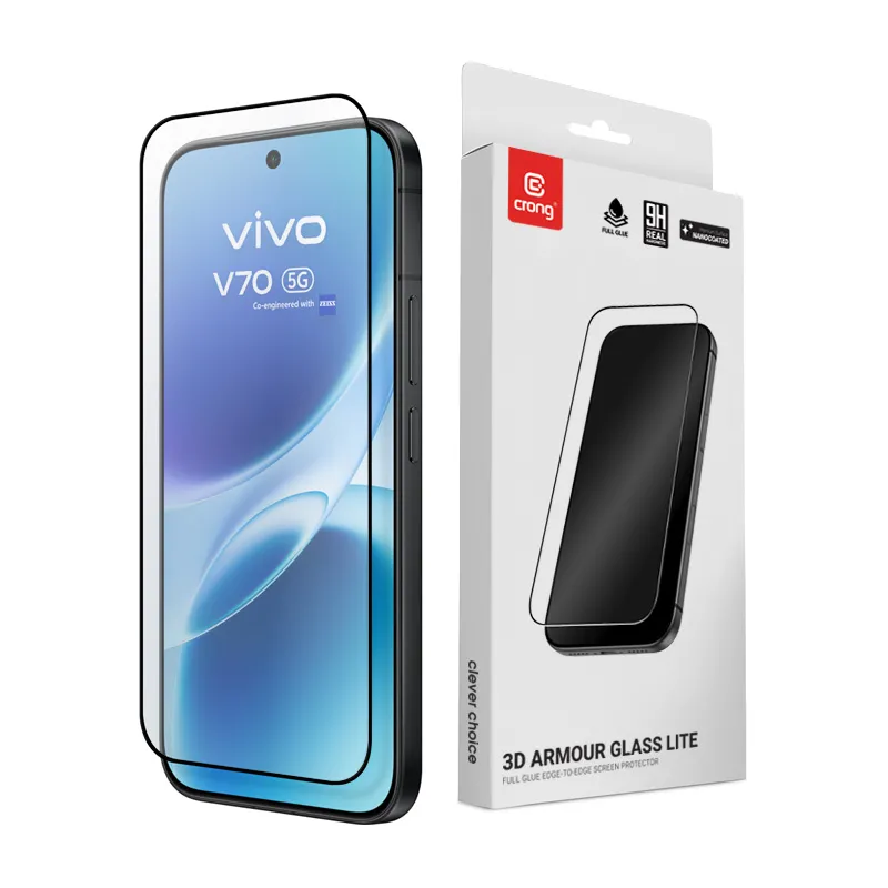 Szkło hartowane Crong 3D Armour Glass Lite do Vivo V70 5G