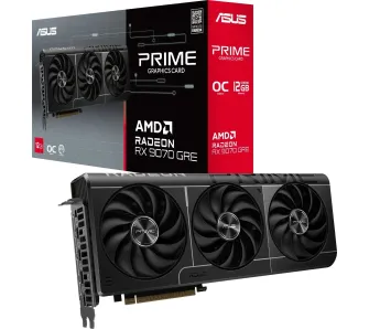 Karta graficzna ASUS Prime Radeon RX 9070 GRE OC 12GB GDDR6 192bit FSR
