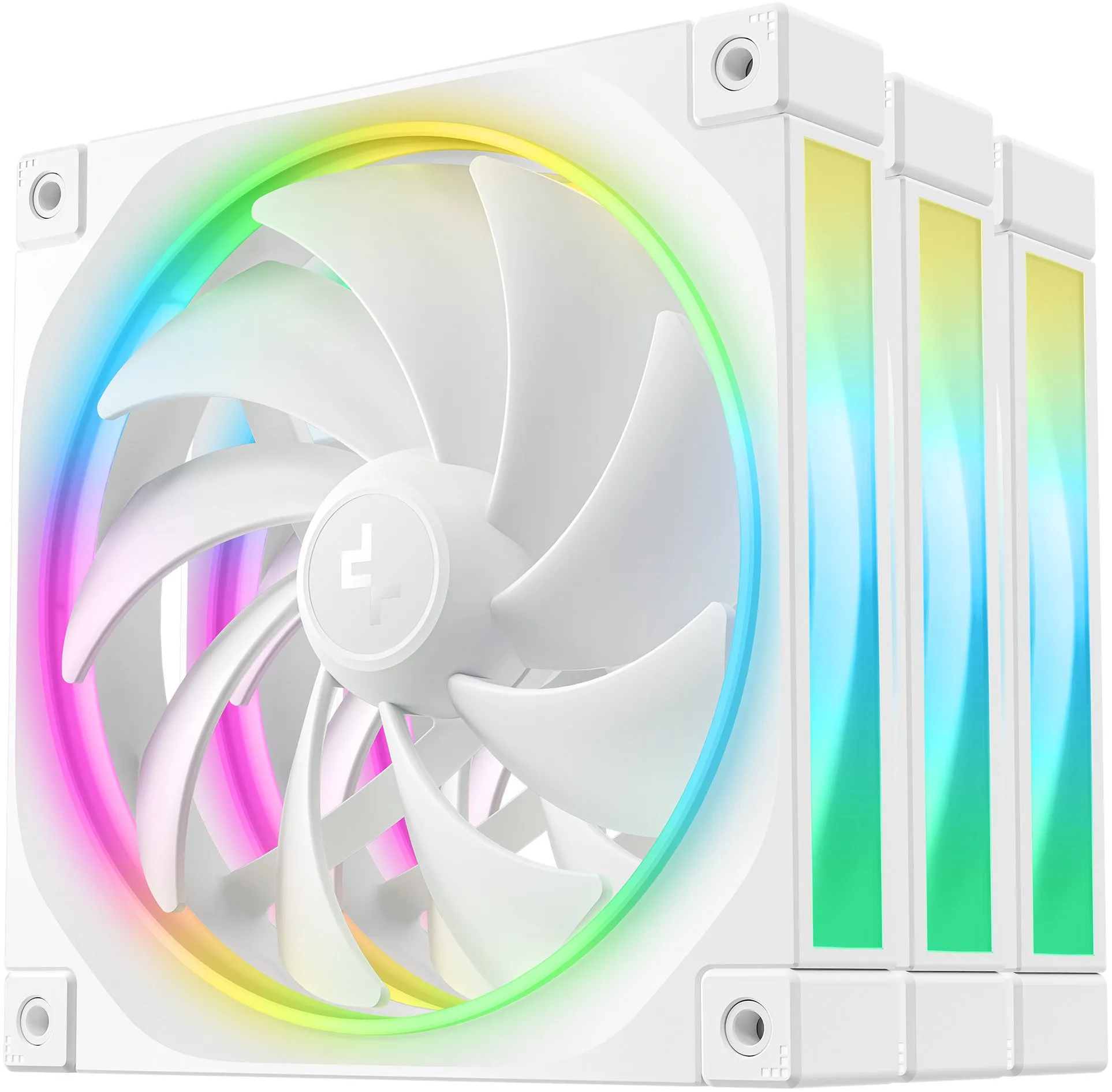 Zestaw wentylatorów DeepCool FL14 140mm 3szt. Biały