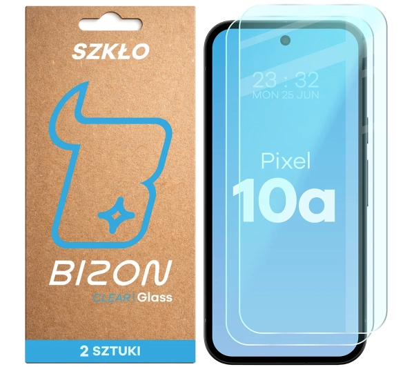 Bizon na ekran Glass Clear Duo do Google Pixel 10a 2 sztuki