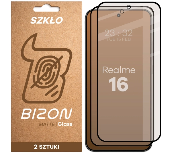 Bizon matowe Glass Matte Duo do Realme 16 5G 2 sztuki