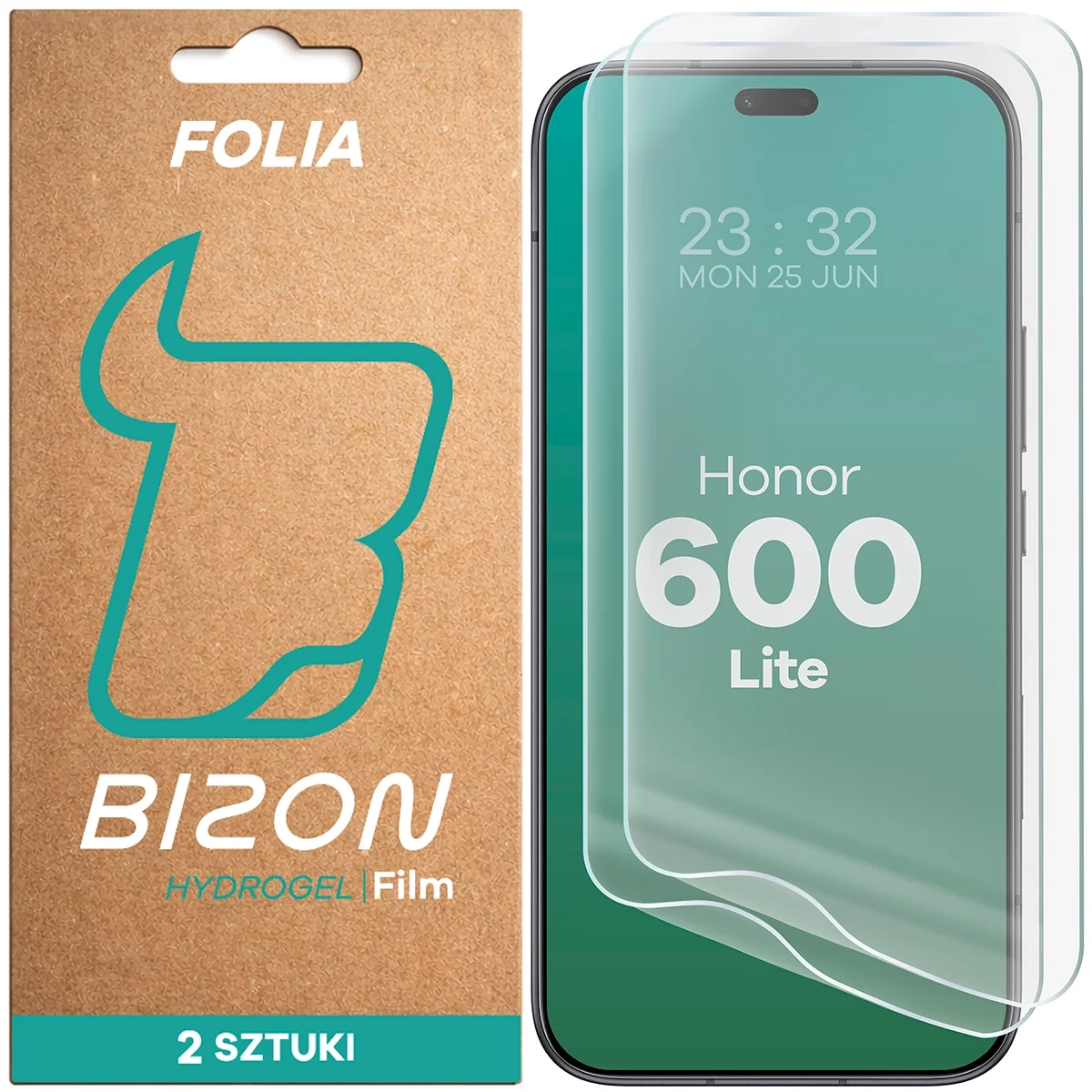 Folia hydrożelowa Bizon na ekran Film Hydrogel Front Duo do Honor 600 Lite 5G 2 sztuki