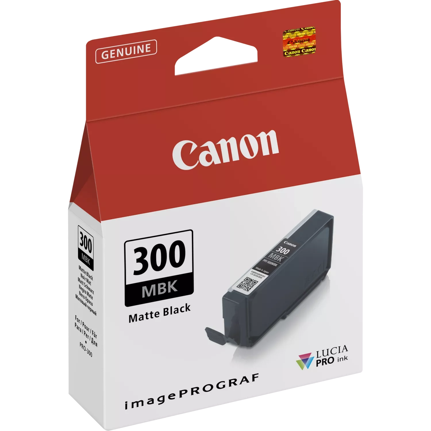 Tusz Canon PFI-300MBK Czarny 14,4 ml