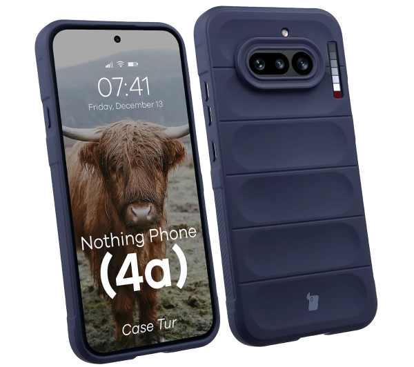 Bizon Case Tur do Nothing Phone (4a) Granatowy