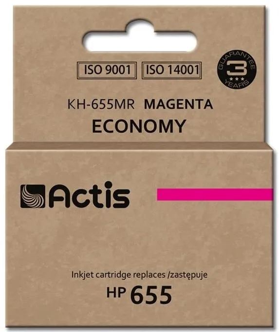 Tusz Actis KH-655MR (zamiennik 655 CZ111AE) Purpurowy 12 ml