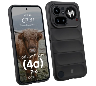 Etui Bizon Case Tur do Nothing Phone (4a) Pro Czarny