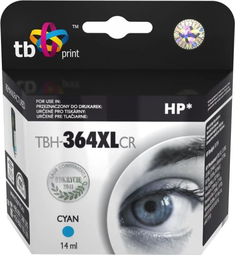 Tusz TB Print TBH-364XLCR (zamiennik 364XL) Błękitny 14 ml