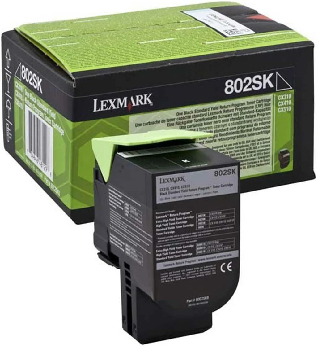 Toner Lexmark 80C2SK0 Czarny