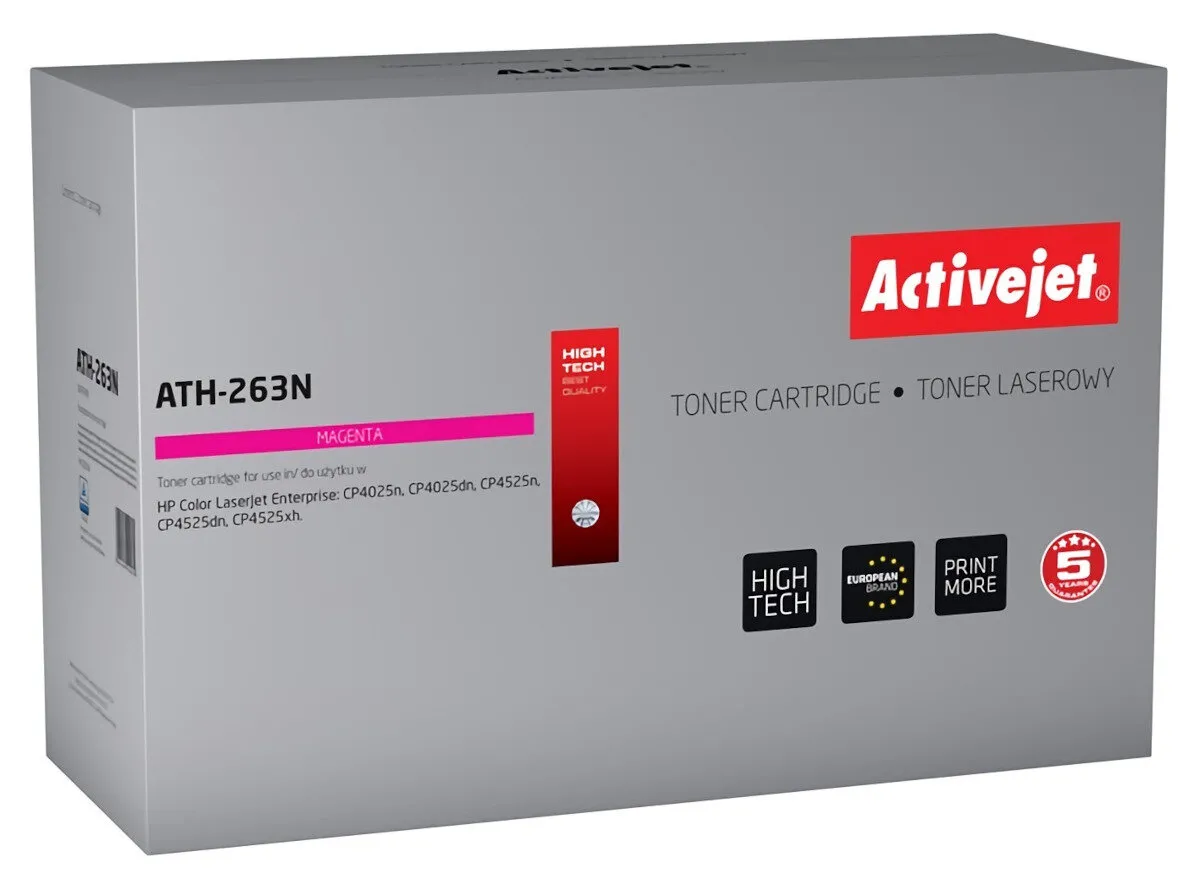 Toner ActiveJet ATH-263N (zamiennik 648A) Purpurowy